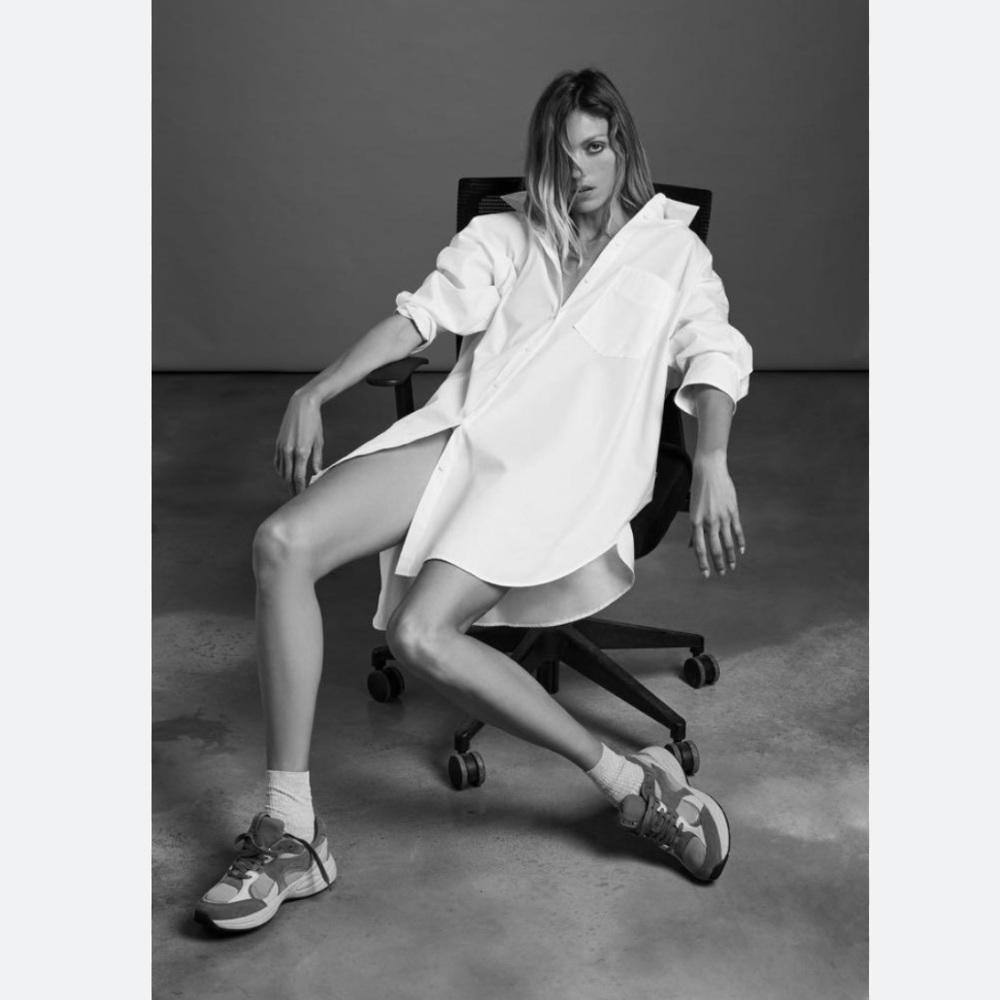 Zara White Oversized Poplin Shirt Dress